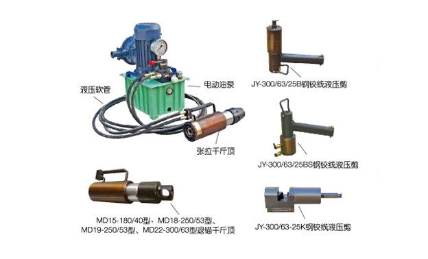 浙江電動錨索張拉機具